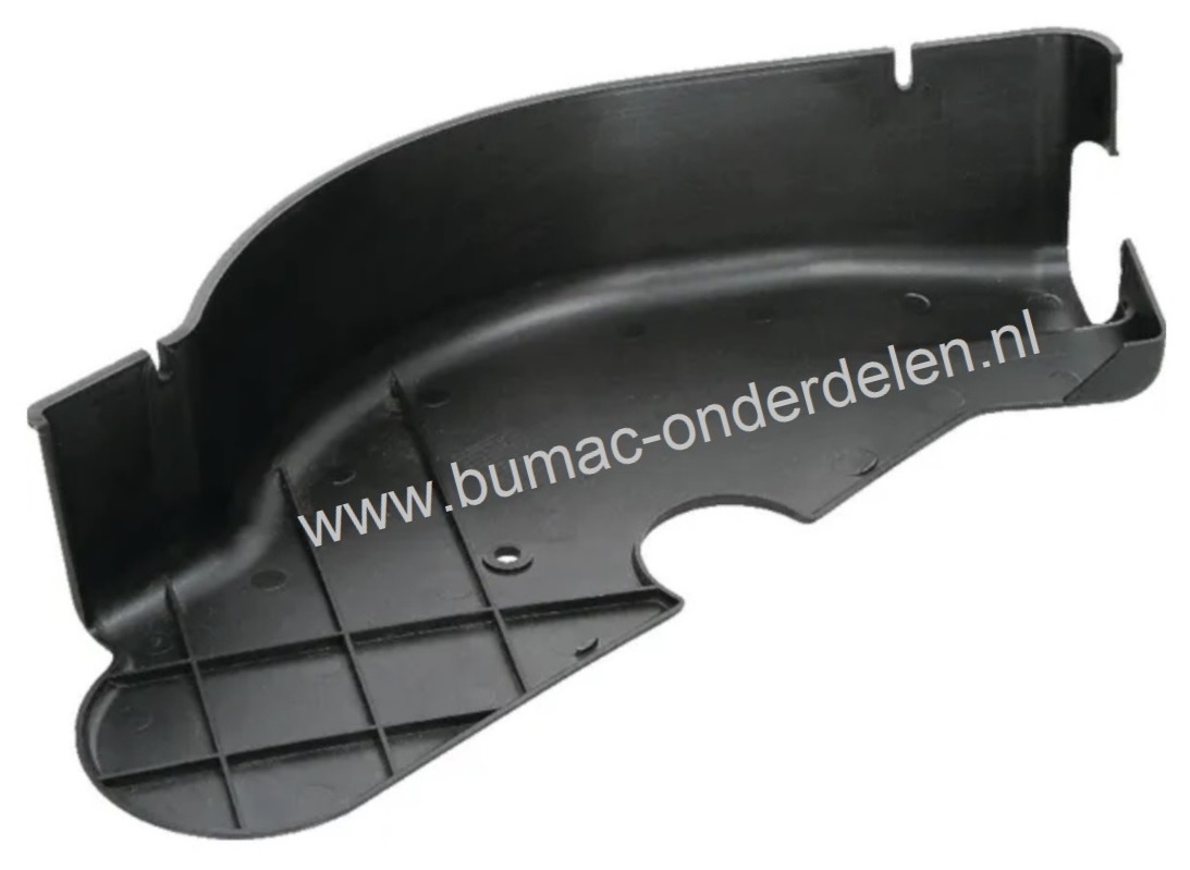 V snaar Beschermkap Rechts voor Castelgarden, Stiga, Alpina, Mountfield Zitmaaiers, Junior 92, J92, JB92, JP92, JR92, JT92, JTP92, JX92, PG140, PG170, XG135HD, XG140HD, XG145HD, XG160HD, XG170HD, XG175HD, 1236M, 1436H, 1436M, Rechter Kap voor Bescherming