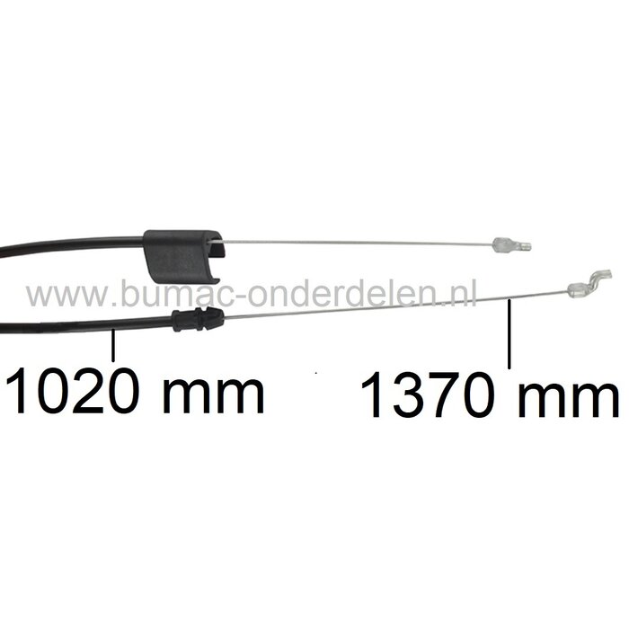 Motorremkabel voor MTD, Cub Cadet, Bolens, Wolf, Yardman Grasmaaiers met 21 Inch, 53 Cm Maaibreedte, Mtd P53M, P53MHW, Y600PM, SC100HW, Troy-Bilt 21", Motorstopkabel voor Gazonmaaiers, Grasmaaimachines, Benzinemaaiers, Bedieningskabel Motorstop, onderdeel