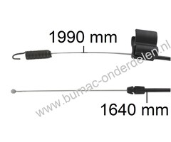 Koppelingskabel voor MTD 21" Loopmaaiers, Bedieningskabel voor Mtd, Cub Cadet, Wolf, Bolens, Yardman Grasmaaiers, Gazonmaaiers, Cirkelmaaiers