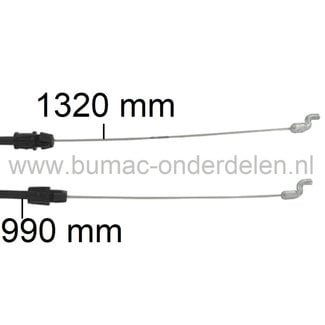 Motorremkabel voor MTD, Wolf, Cub Cadet, Bolens, Yardman, Loopmaaiers, Grasmaaiers, 48SPMB, 48SPO, 529B, BG48SPO, SP53HWB, SP56G, GF56, SP48 De Luxe, SP48HWN, SP48HWO, Smart 53FSPB, Smart MSPB, YM6521SPHWB, Motorstopkabel, Kabel Motorrem Mtd Cirkelmaaiers