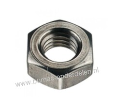 Zeskantmoer  staal verzinkt, Schroefdraad M4x0.7, Sleutelmaat: 7, Hoogte: 3,2 mm, Klasse 8.8