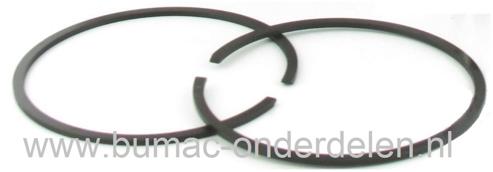 Zuigerveren Ø 49 mm voor Stihl Kettingzaag, Bandenzaag, Grondboor, Doorslijpmachine, Motorzaag, Motorslijper, Doorslijper, Zuigerveerset voor 08s, BT360, MS390, TS360, TS400, STIHL Zuigerveer voor BT 360, MS 390, TS 360, TS 400, 08 S