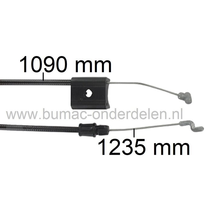 Motorremkabel voor Murray, Noma, Snapper, Simplicity 20" - 51 Cm Grasmaaiers, Kabel Motorstop voor 20405 D/E/x30B/x30C/x82B/x82C, 20406 B/C/x83B/x83C, 20415 14A/8A/8B/8C/31A/31B/50A/83B/83C, 20416x50A, 20425 192A/192B/194A/194B/92A/92B/94A