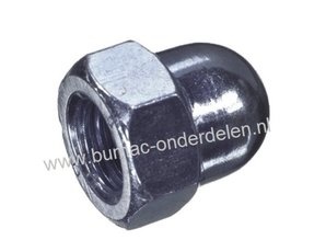 Zeskant  Dopmoer Schroefdraad M8 x 1.25, Verzinkt Draaddiameter M8, Sleutelmaat 13 mm, Hoogte 15 mm, Klasse 8.8