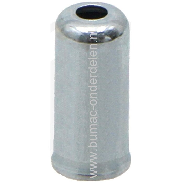 Huls ter Bescherming van Buitenkabel - Binnenkabel, Voor Binnenkabel t/m Ø 2,5 mm,  Voor Buitenkabel met een Buitendiameter t/m Ø 6 mm  Eindhuls voor Buitenkabels, Dop voor Kabeluiteinde, Kap voor uiteinde Buitenkabel, Sleeve