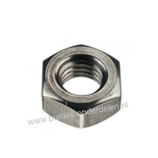 Zeskantmoer M14 x2 verzinkt, Moer M14, Draad Diameter: M14, Schroefdraad M14 x 2, Sleutelmaat: 22, Hoogte: 11 mm, Klasse 8.8,