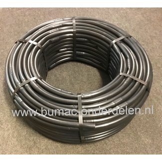 Druppelslang Lengte 100 Mtr, Bi Ø 13 mm, Bui Ø 16 mm, Druppelafstand 35 Cm, Slang voor Besproeien van Grasmat, Moestuin, Planten, Bomen, Struiken, Bloemen