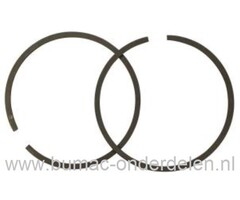 Zuigerveren Ø 44 mm voor Kawasaki TH48 Bosmaaiers, Bermmaaiers, Trimmers, Set van 2 Zuigerveren voor KAWASAKI