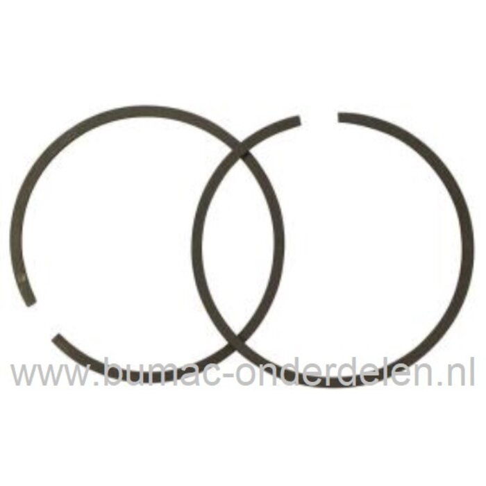 Zuigerveren Ø 37 mm voor Stihl 017 en MS170 Kettingzaag, Motorzaag, STIHL Zuigerveren Set van 2 voor MS-170 en 017 Motorzagen, Kettingzagen, onderdeel