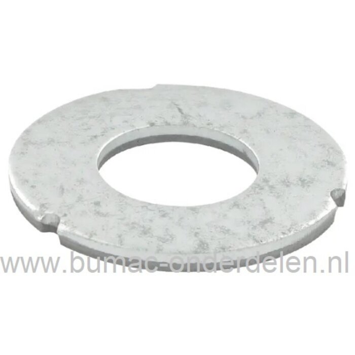 Sluitring voor Alko, Brill, Solo Zitmaaiers, Frontmaaiers, Tuintrekkers, Schijf voor o.a. Montage van de Voorwielen bij T13-74 Lux, T13-102-Lux, T17-102, T750, T15-102.6HD-A, T16-102HD, T16-92HD, T18-2-102H, T23-125.5, Classic T920R, AL-KO