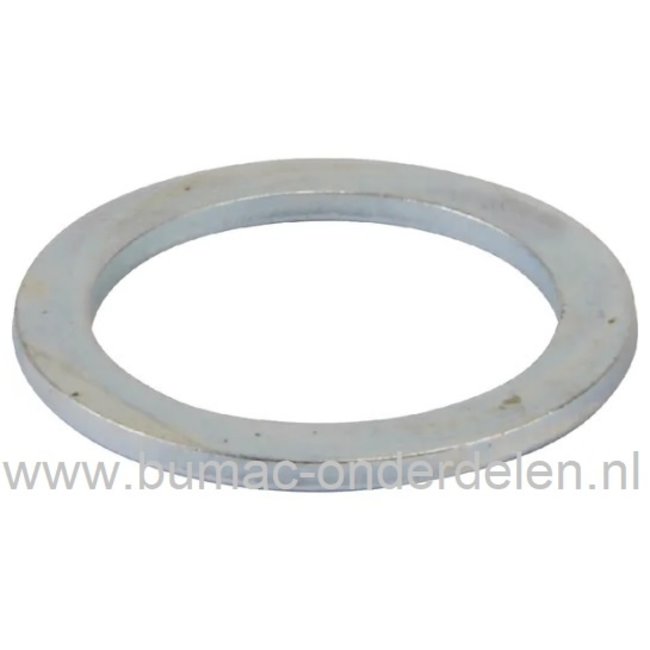 Sluitring 19x26x1,5 voor Alko, Brill, Solo Zitmaaiers, Frontmaaiers, Tuintrekkers, Schijf voor o.a. Montage van de Voorwielen bij T13-74 Lux, T13-102-Lux, T17-102, T750, T15-102.6HD-A, T16-102HD, T16-92HD, T18-2-102H, T23-125.5, Classic T920R, AL-KO