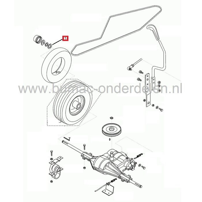 Sluitring 19x26x1,5 voor Alko, Brill, Solo Zitmaaiers, Frontmaaiers, Tuintrekkers, Schijf voor o.a. Montage van de Voorwielen bij T13-74 Lux, T13-102-Lux, T17-102, T750, T15-102.6HD-A, T16-102HD, T16-92HD, T18-2-102H, T23-125.5, Classic T920R, AL-KO