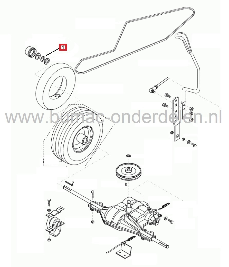 Sluitring voor Alko, Brill, Solo Zitmaaiers, Frontmaaiers, Tuintrekkers, Schijf voor o.a. Montage van de Voorwielen bij T13-74 Lux, T13-102-Lux, T17-102, T750, T15-102.6HD-A, T16-102HD, T16-92HD, T18-2-102H, T23-125.5, Classic T920R, AL-KO