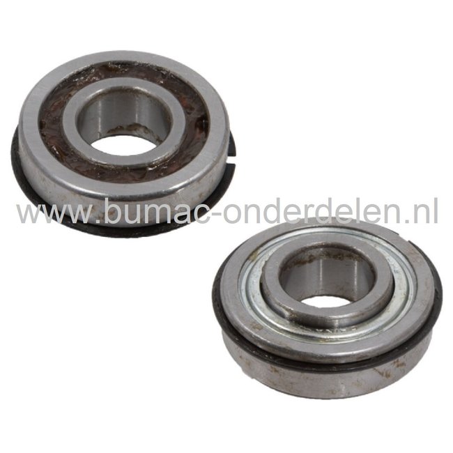 Wiellager voor MTD, Cub Cadet, Wolf, White, Gutbrod, Yardman Zitmaaiers, Zero Turn Maaiers, Frontmaaiers, Tuintrekkers, Flenslager