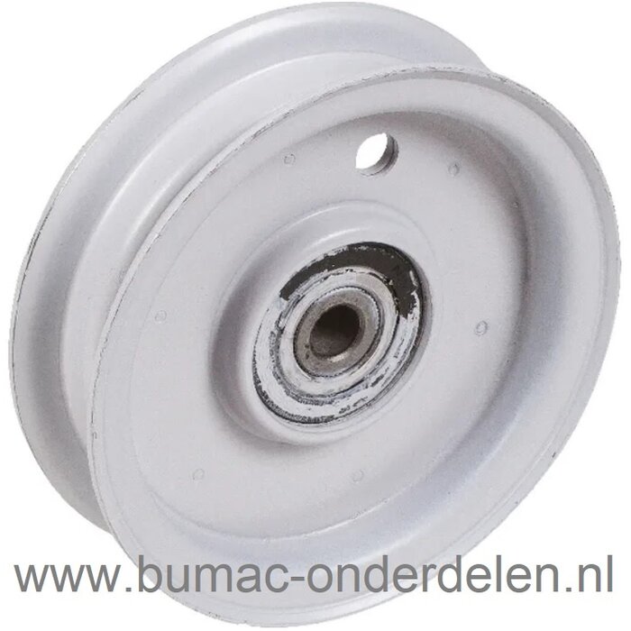 Poelie voor Snapper, Simplicity, Murray, Noma Zitmaaiers, Frontmaaiers, Tuintrekkers, Pouly op Maaidek, Maaidekpoelie, Riemschijf voor Aandrijving van de Maaimessen, het Maaidek, ELT17542, 695967, 1696084, 2691080, 2691085, AC23420, MF130, MF2520, Regent,