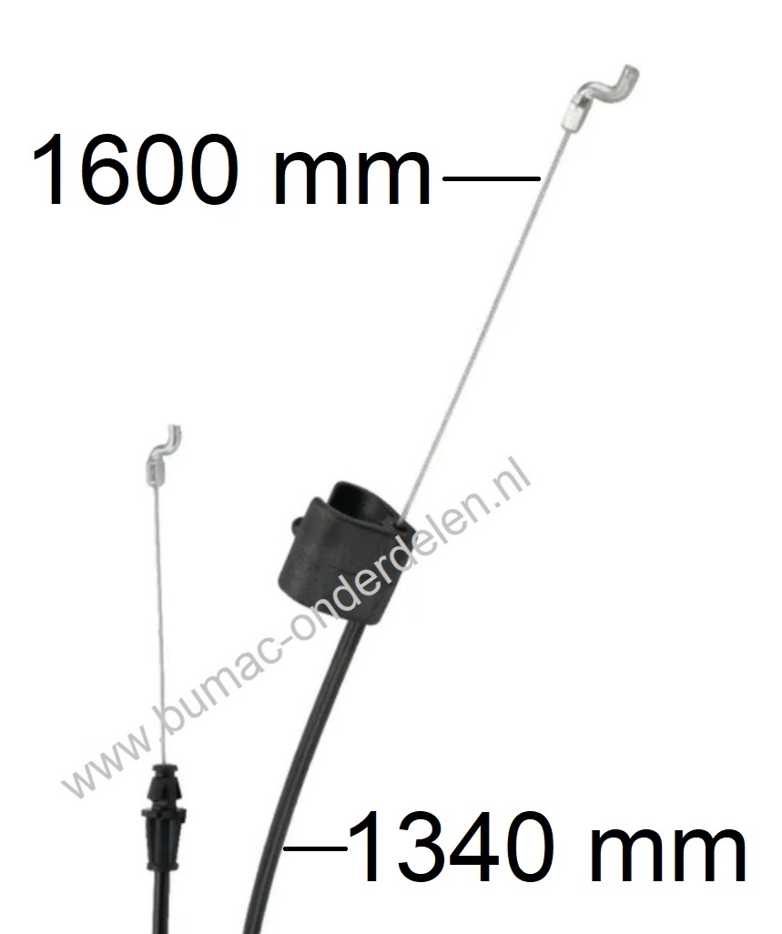 Motorremkabel voor MTD, Wolf, Cub Cadet Select 4000, Select 4600, 40PO, 46PO, 46POHW, DL46P, BBM46-1OHV, FBM40OHV, M4645P, MC46PO, 511GLS46H, BG40, BH46, PF46 Grasmaaier Bedieningskabel, Koppelingskabel