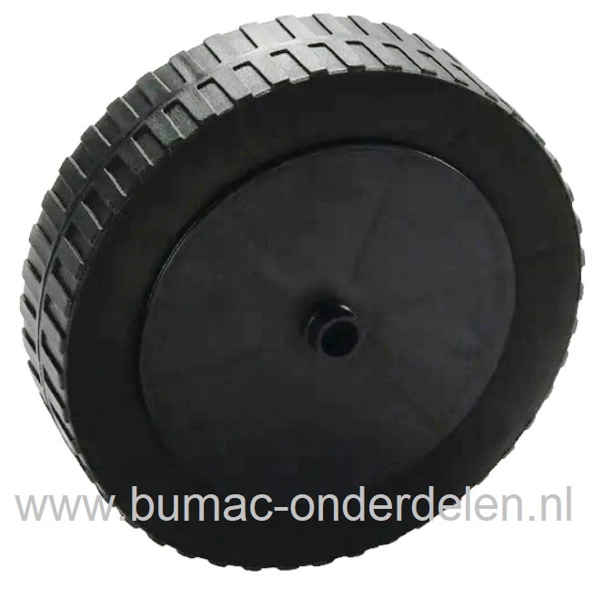Kunststof Wiel Ø  180 mm voor MTD, Cub Cadet, Bolens, Wolf, Gutbrod Loopmaaiers, Grasmaaiers, Benzinemaaiers, Electromaaiers, Elektrische Grasmaaiers, Cirkelmaaiers, Grasmaaierwiel, Loopwielen