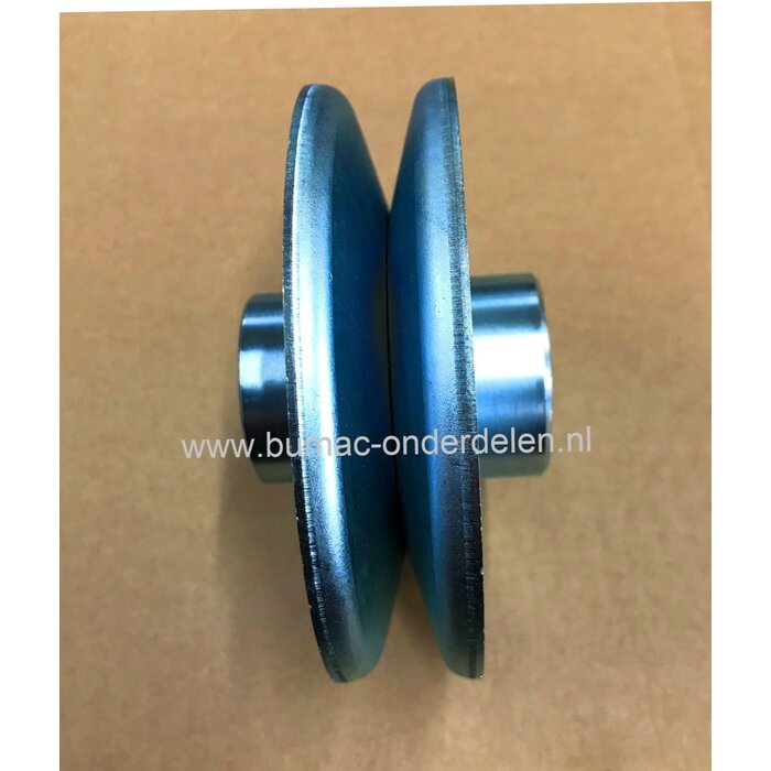 Krukaspoelie voor Alko en Brill Zitmaaiers voor Aandrijving van de Hydrostaat, Pouly voor Rijaandrijving Zitmaaiers.