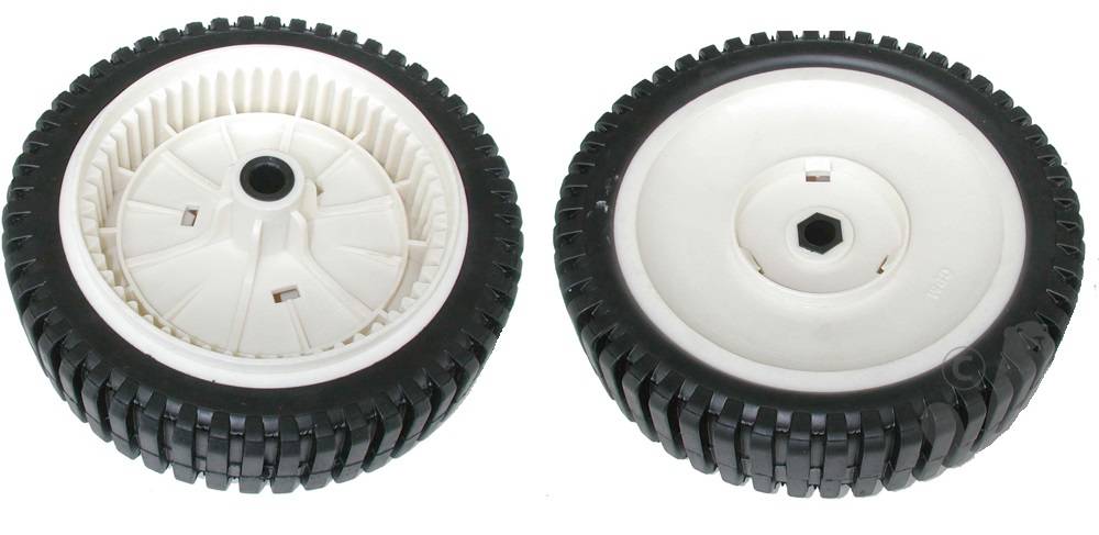 AYP Kunststof Wiel Ø 200 mm met 53 Tanden voor 22 Inch Aangedreven Grasmaaier - Loopmaaier van Husqvarna - AYP - Jonsered - Partner - Mc Culloch - Lazer