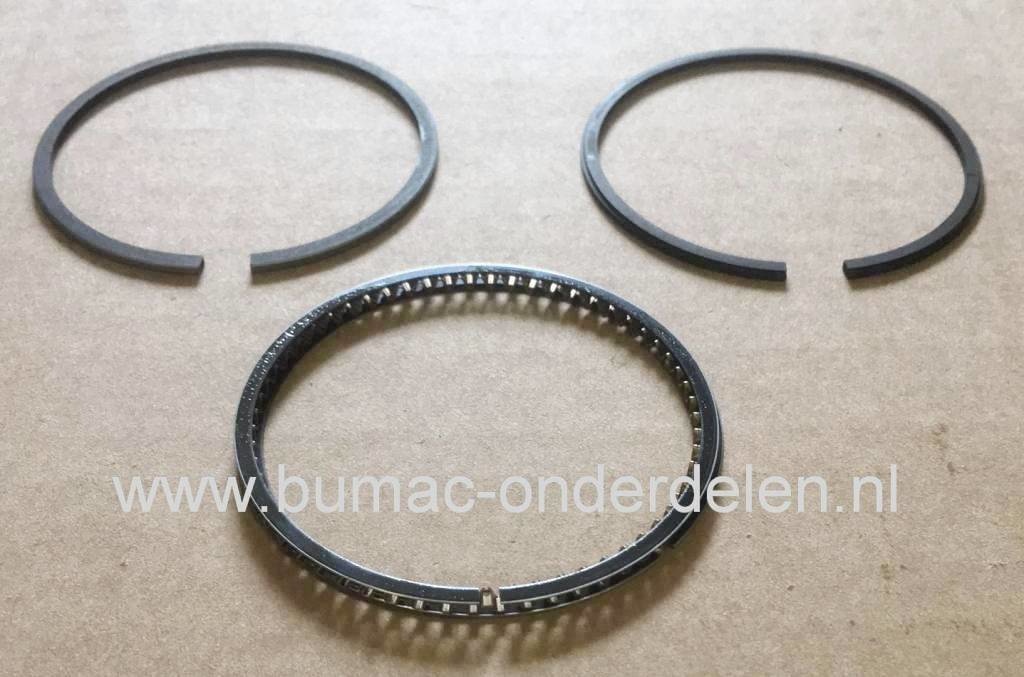 Zuigerveren voor Honda GX200 Motoren met Zuiger Ø 68 mm op Hogedrukreiniger, Aggregaat, Trilplaat, Houtversnipperaar, Tuinfrees, Waterpomp, Generator, Zuigerverenset voor HONDA GX 200 Motoren