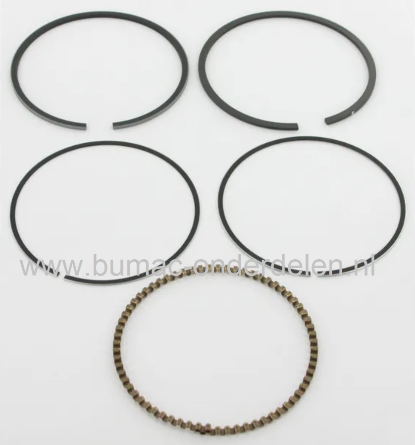 Zuigerveren voor Honda GX200 Motoren met Zuiger Ø 68 mm op Hogedrukreiniger, Aggregaat, Trilplaat, Houtversnipperaar, Tuinfrees, Waterpomp, Generator, Zuigerverenset voor HONDA GX 200 Motoren