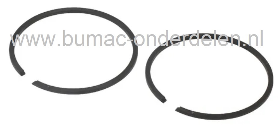 Zuigerveren Ø 44,7 mm voor STIHL Kettingzagen MS 261 en MS 271, Stihl Zuigerveren Set van 2 voor MS261, MS271 Motorkettingzaag, STIHL Interne Motordelen