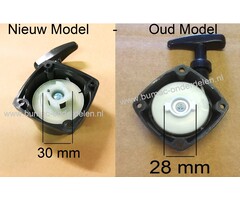 Handstarter voor Ikra, Einhell, KPC, TCK Heggenschaar, Starter komt onder andere ook voor op Chinese Machines van Stiga, Castelgarden, Alpina, Husqvarna, Mcculloch, MTD, Wolf Haagschaar