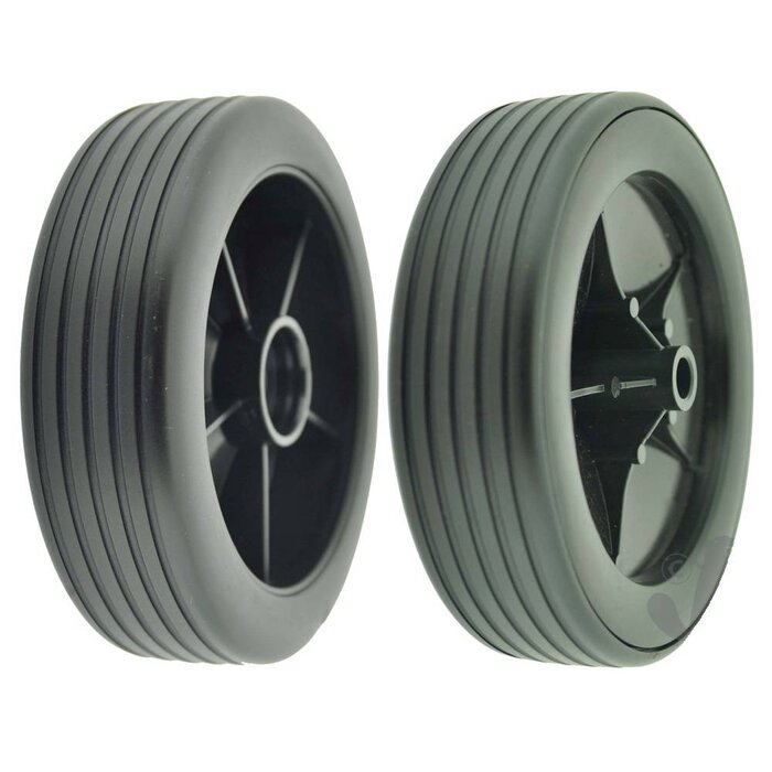 Castelgarden Kunststof Wiel Ø 165 mm voor NG 410 - NG 412 - NG 414 - NG 460 - R 432 - R 434 - R 484, Grasmaaier - Cirkelmaaier - Benzinemaaier - Loopmaaier van Castel Garden - Wolf - Stiga - Alpina - Mountfield