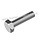 Zeskantbout, RVS, met volledige metrische schroefdraad. Bout M6 x 45 sleutelmaat: 10, DIN 933