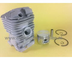 Cilinderset Ø 47 mm voor Stihl MS310 Kettingzaag, Cilinder met Zuiger, Zuigerveren, Pistonpen en Borgclips Compleet, MS-310 Cylinder set