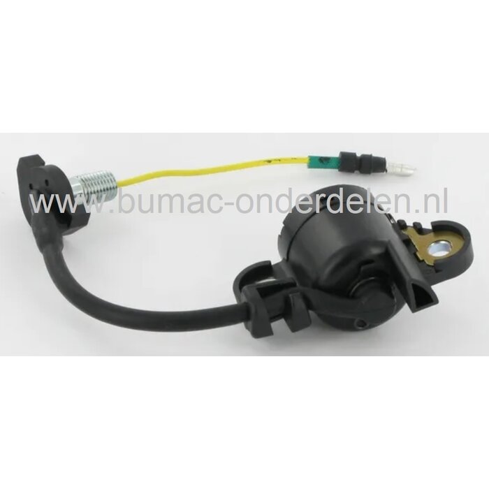 Oliesensor voor Honda en Loncin Motoren op Aggregaat, Generator, Waterpomp, Houtversnipperaar, Tuinfrees, GX240, GX270, GX340, GX390, G240F, G240FD, G270F, G270FD, G340F, G340FD, G390F, G390FD, G420F, G420FD, Veiligheidsmodule, Waarschuwingsmodule Oliepei