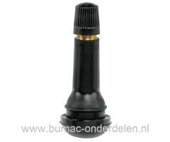 Ventiel Recht voor Tubeless Buitenbanden op Zitmaaiers, Frontmaaiers, Tuintrekkers, Skelters, Aanhangers, Bolderkarren, Kruiwagens, Steekwagens enz, Insteekbaar Ventiel TR414