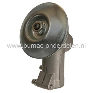 Haakse Overbrenging voor Castelgarden, Stiga, Alpina, Mounfield, Bosmaaiers, Bermmaaiers, Trimmers, BK43ED, BK45ED, BK53ED, BK53EF, PRO48G, SBC643KD, SBC645KD, SBC645KF, SBC653KD, SBC653KF, Haakseoverbrenging Castel Garden, GGP Tandwielkast