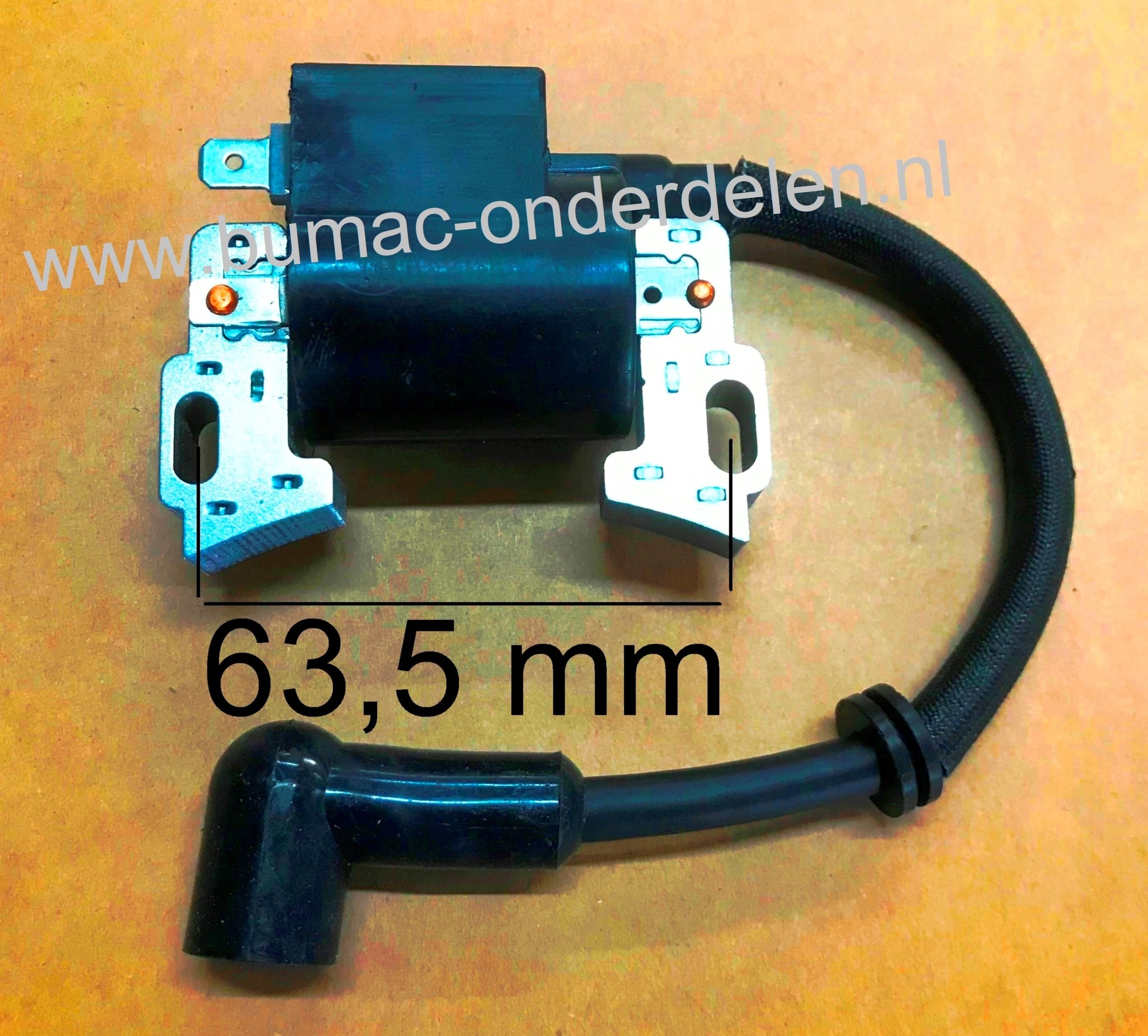 Ontstekingsspoel Stiga SV40 en SV150 Motor, Stiga Dino 47 - Multiclip 50 Plus - Multiclip 50S - Collector 45/45S/43, Castelgarden Club 46/46S - ES46TR - ES464TR - ES464TRE, Mountfield, Alpina, Grasmaaier - Benzinemaaier - Cirkelmaaier - Loopmaaier onderde