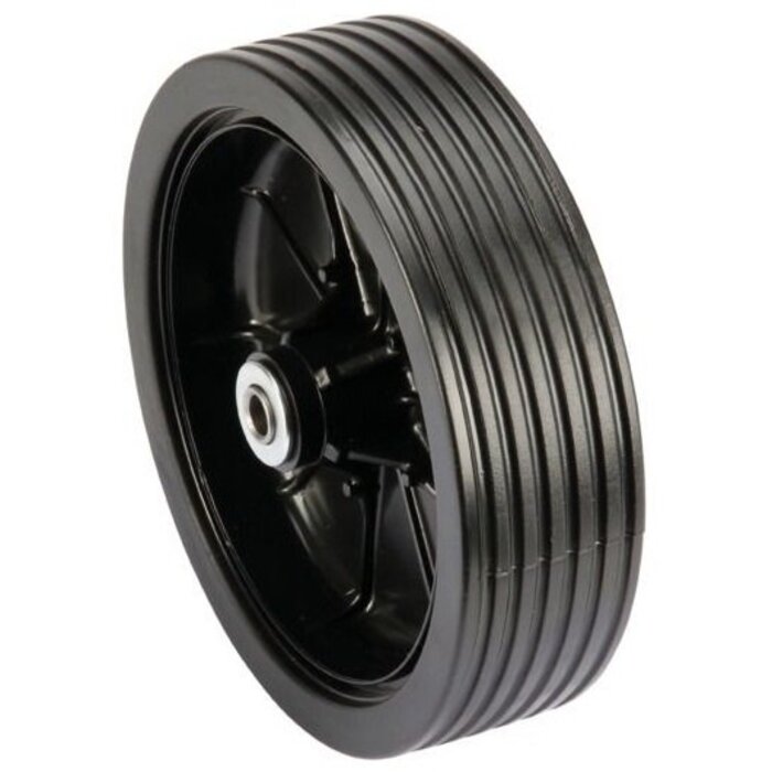 Castelgarden Kunststof Wiel Ø 210 mm met Stalen Lagers voor CL480, CL484, F502, F504, NG504, PA504, PAN504, R430, R484, T430, T434, T480, T484, Grasmaaier, Benzinemaaier, Loopmaaier van Castel Garden, Stiga, Alpina, Mountfield, onderdeel