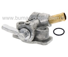 Brandstofkraan met O-ring voor YANMAR Dieselmotoren op Trilplaat, Generator, Triller, Veegmachine, Tuinfrees, Minikraan, Bobcat, Waterpomp, Aggregaat, Houtversnipperaar, Compressor, Yanmar L40, L48, L70, L90, L100, L 40, L 48, L 70, L 90, L 100