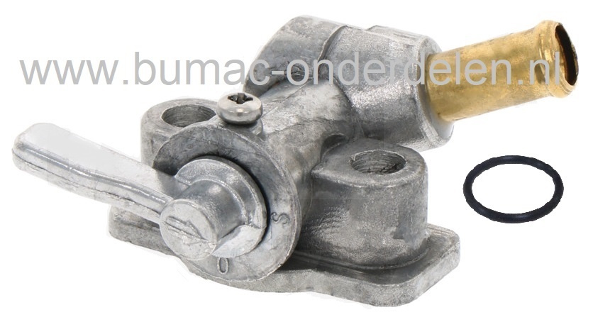 Brandstofkraan met O-ring voor YANMAR Dieselmotoren op Trilplaat, Generator, Triller, Veegmachine, Tuinfrees, Minikraan, Bobcat, Waterpomp, Aggregaat, Houtversnipperaar, Compressor, Yanmar L40, L48, L70, L90, L100, L 40, L 48, L 70, L 90, L 100