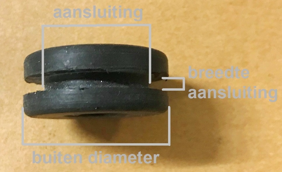 Kabeldoorvoertule voor Bescherming en Afdichting van Kabels en Slangen in Benzinetank, Doorvoertule voor Bosmaaiers, Grasmaaiers, Zitmaaiers, Tuintrekkers, Kettingzagen, Motorzagen, Trimmers, Bladblazers, Heggenschaar, Aggregaat, Trilplaat, Generator, Tu