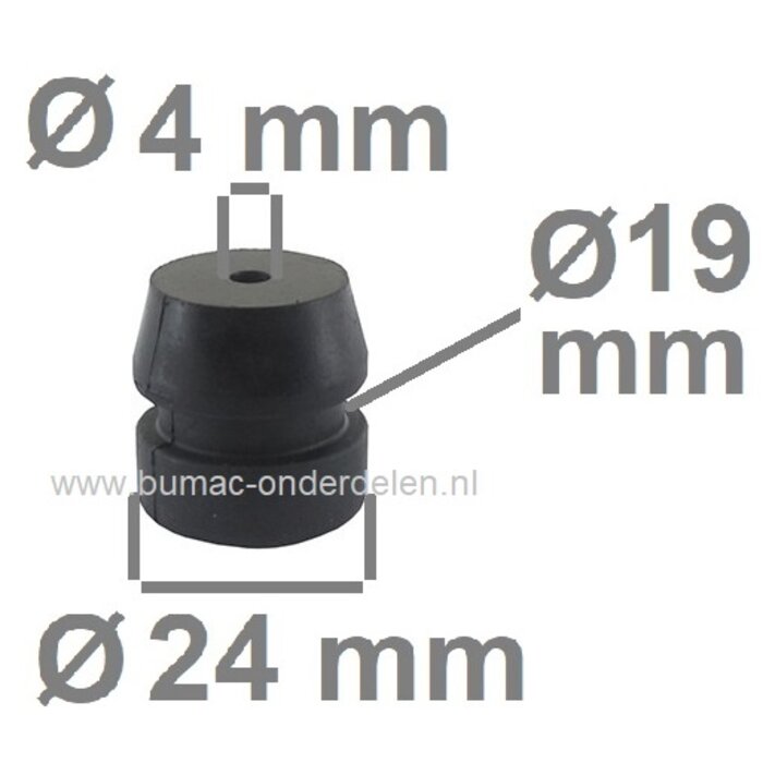 Trillingsdemper voor Echo en Shindaiwa Kettingzaag, CS350W, CS350WES, CS351WES, CS360WES, CS361WES, 361WS, 362WS, Antivibratierubber, Vibratiedemper, Ophangrubber voor ECHO, SHINDAIWA Kettingzagen, Motorzagen, CS-350WES, CS-351WES, CS-360WES, CS-361WES, C