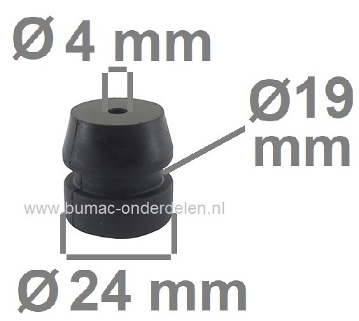 Trillingsdemper voor Echo en Shindaiwa Kettingzaag, CS350W, CS350WES, CS351WES, CS360WES, CS361WES, 361WS, 362WS, Antivibratierubber, Vibratiedemper, Ophangrubber voor ECHO, SHINDAIWA Kettingzagen, Motorzagen, CS-350WES, CS-351WES, CS-360WES, CS-361WES, C