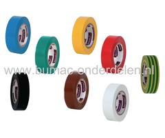 Tape 15 mm x 10 Mtr voor het isoleren, bundelen en coderen van stroomkabels, Vlamvertragende Isolatieband, Isolatie Plakband, Isolatietape, PVC tape