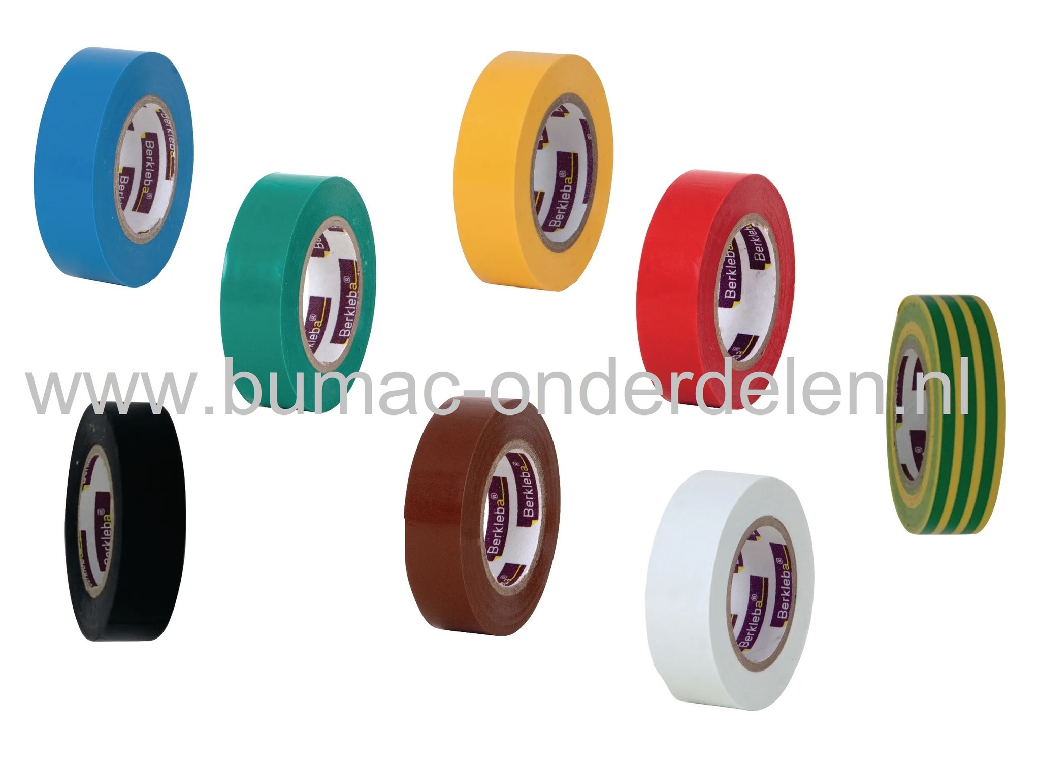 Tape 15 mm x 10 Mtr voor het isoleren, bundelen en coderen van stroomkabels, Vlamvertragende Isolatieband, Isolatie Plakband, Isolatietape, PVC tape