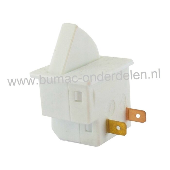 Veiligheidsschakelaar voor het Starten van de Zitmaaier, Castelgarden EL63 - EL63M - XE70 - XE75VD - XE80VD, Stiga Ride On - Combi 3072H, Zitmaaiers, Micro Schakelaar