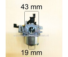 Carburateur voor Loncin LC168F-2H Motorblok Carburator voor Grasmaaier, Kart, Generator, Kooimaaier, Kantensnijder, Trilplaat, Aggregaat, Verticuteermachine, Tuinfrees, Asfaltzaag, Hogedrukreiniger, Houtklover, Mechanische Vlinder, Houtversnipperaar, Cart