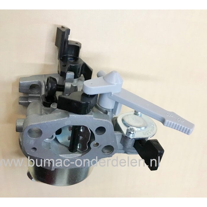 Carburateur voor Loncin G160 F, LC168F-1 Motor Carburator voor Maaier, Veger, Tuinfrees, Aggregaat, Houtversnipperaar, Trilplaat, Generator, Houtkloof, Hoogwerker, Waterpomp, Hogedrukreiniger, Cart, Kruigen, Powercat, Trekker, Bladblazer, Kooimaaier, Ver