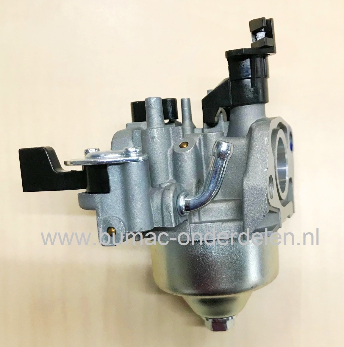 Carburateur voor Loncin G160 F, LC168F-1 Motor Carburator voor Maaier, Veger, Tuinfrees, Aggregaat, Houtversnipperaar, Trilplaat, Generator, Houtkloof, Hoogwerker, Waterpomp, Hogedrukreiniger, Cart, Kruigen, Powercat, Trekker, Bladblazer, Kooimaaier, Ver