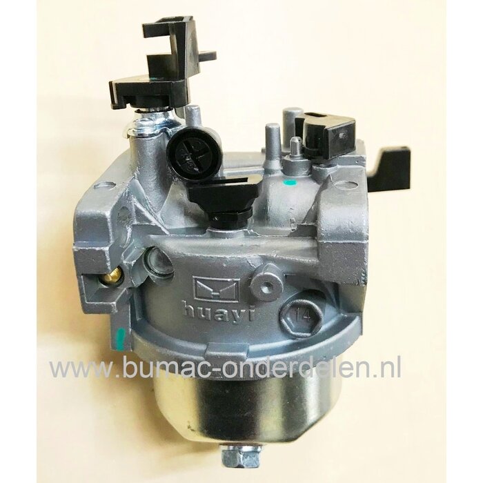 Carburateur voor Loncin - LCT G390FD Motoren op Grasmaaiers, Trilplaten, Generatoren, Kooimaaiers, Houtversnipperaars, Waterpompen, Compressoren, Bladblazers, Verticuteermachines, Veegmachines, Kantensnijders G 390 FD