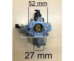 Carburateur voor Loncin G420F, G420FD, LC190F, G 420 F, G 420 FD Motorblok LCT Carburator voor Maaier, Veegmachine, Trilplaat, Aggregaat, Waterpomp, Generator, Cart, Houtversnipperaar, Houtklover, Verticuteermachine, Tuinfrees, Blower
