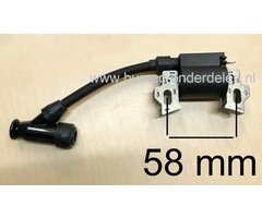 Ontsteking voor Loncin 1P64F-D-02 Motor en Alko Tech 135OHV op Grasmaaier, Zitmaaier, Tuintrekker Bobine