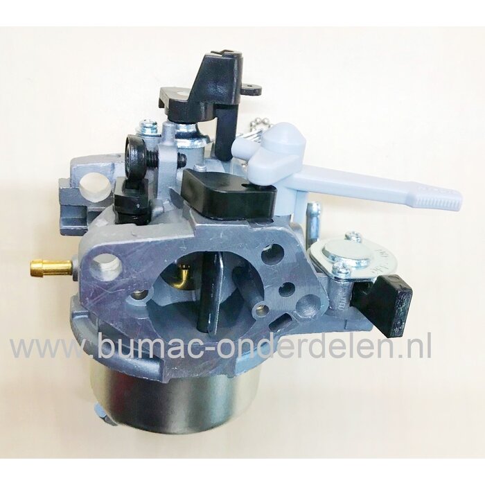 Carburateur voor Loncin G340F, G340FD, LC182F Motor op Grasmaaier, Aggregaat, Trilplaat, Veegmachine, Frees, Triller, Generator, Waterpomp, Hoogwerker, Hakselaar, Versnipperaar, Kloofmachine, Cart, Hogedrukspuit G 340 F, G 340 FD, LC 182 F LCT Carburator